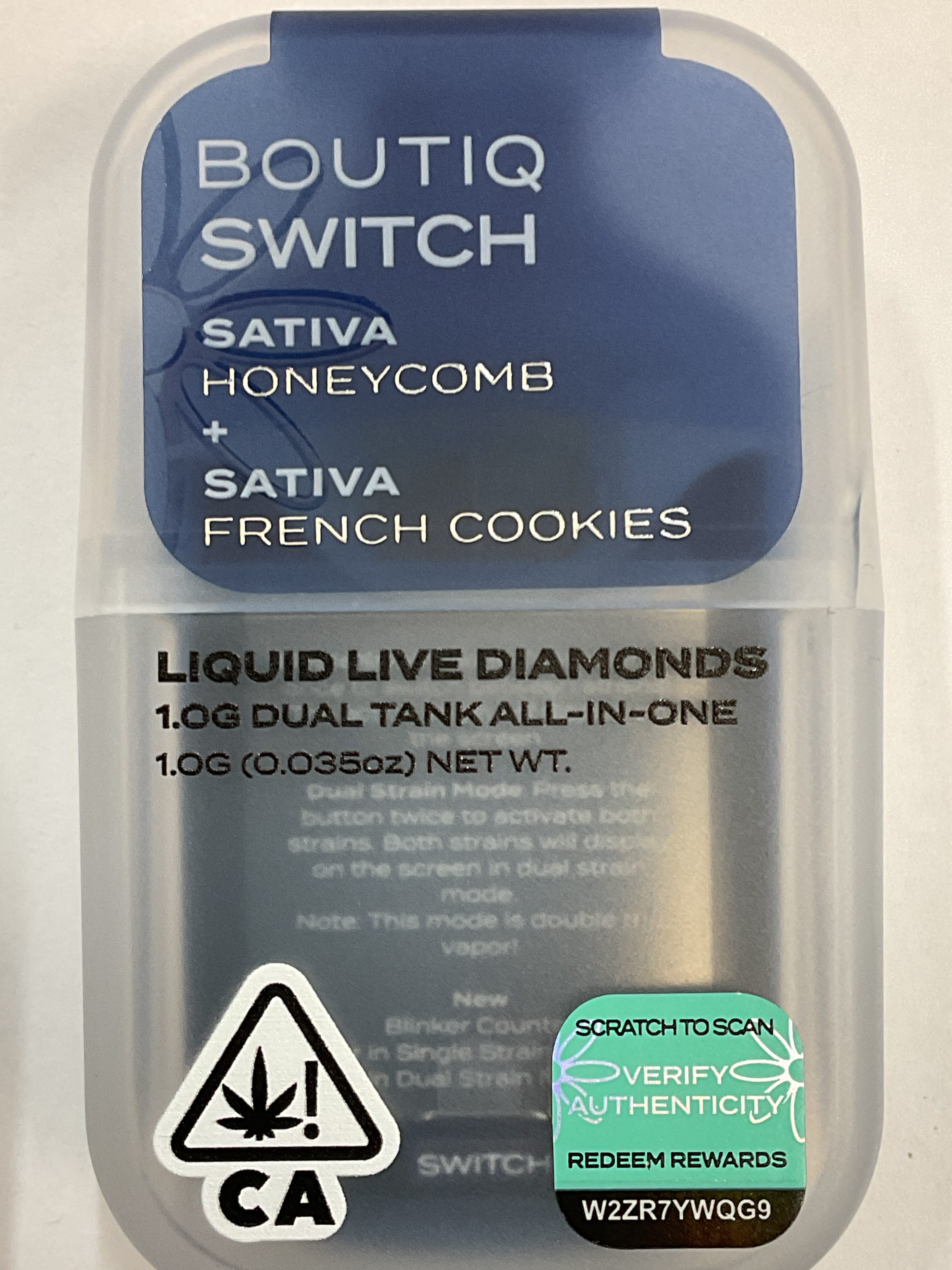 BOUTIQ SWITCH honeycomb x french cookies 1 gram - BOUTIQ - BOUTIQ SWITCH honeycomb x french cookies 1 gram - $32 - Disposable