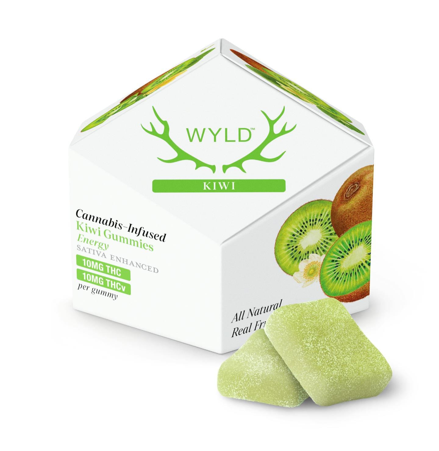 Kiwi THC:THCV - Wyld Gummies -  - $23 - Edible
