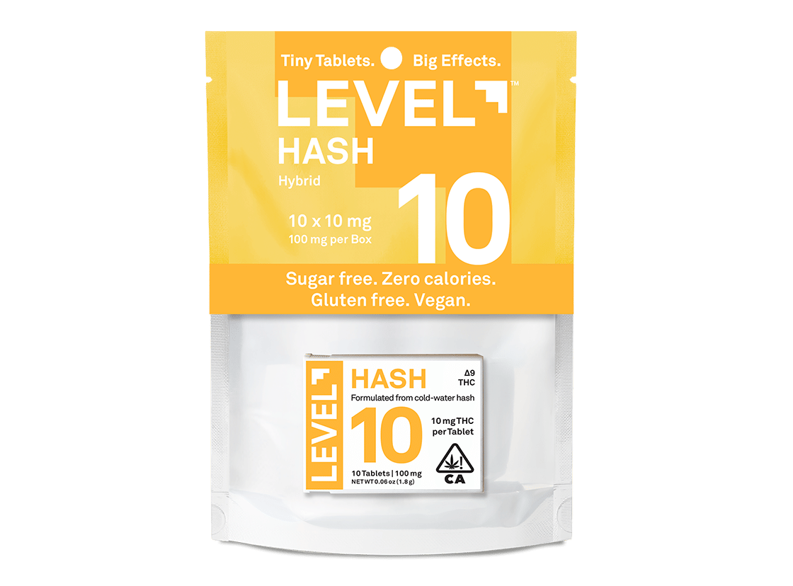 LEVEL 10 Hash - 100mg - Level - Hash - Hybrid - $17 - Edibles