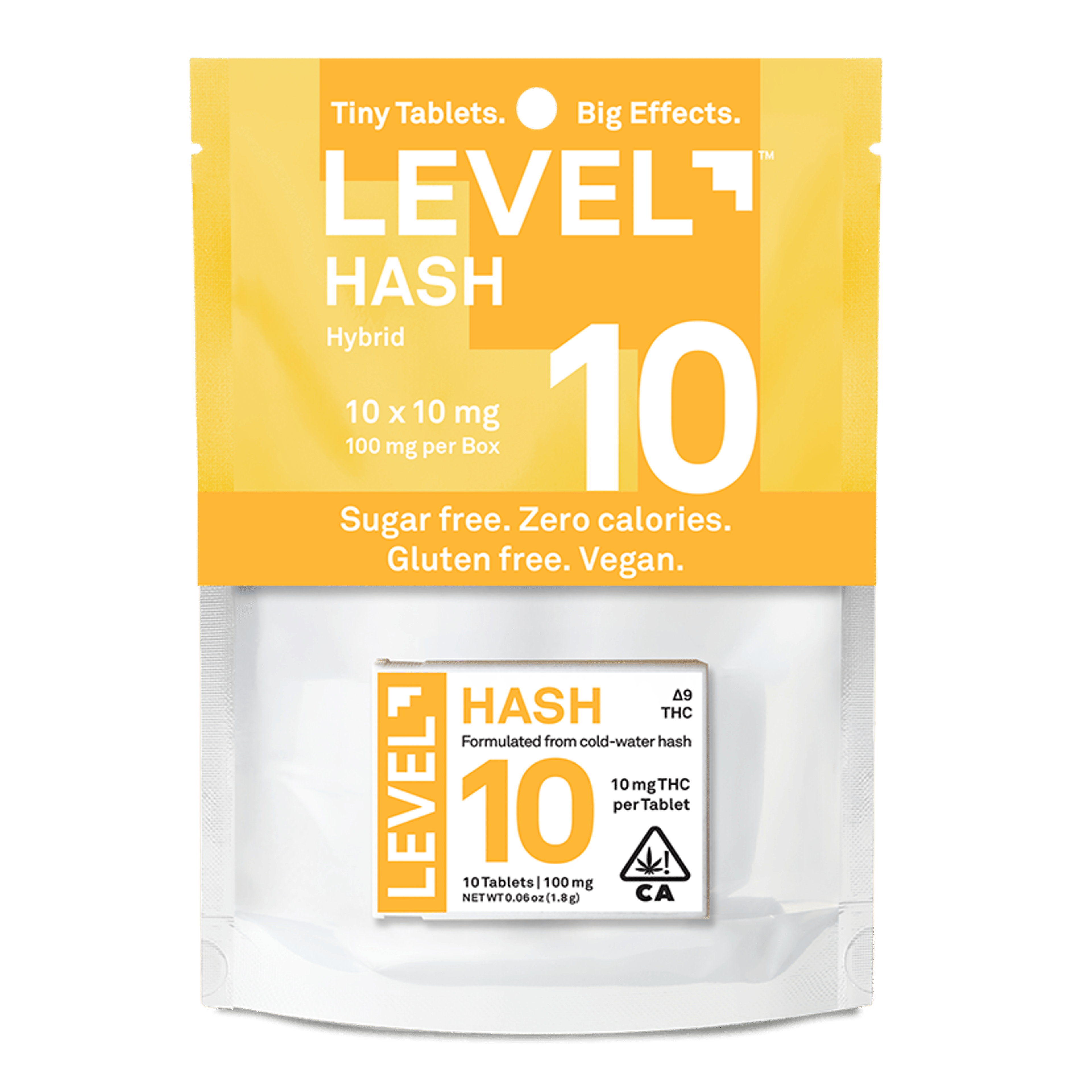 LEVEL 10 Hash - 100mg - Level - Hash - Hybrid - $17 - Edibles