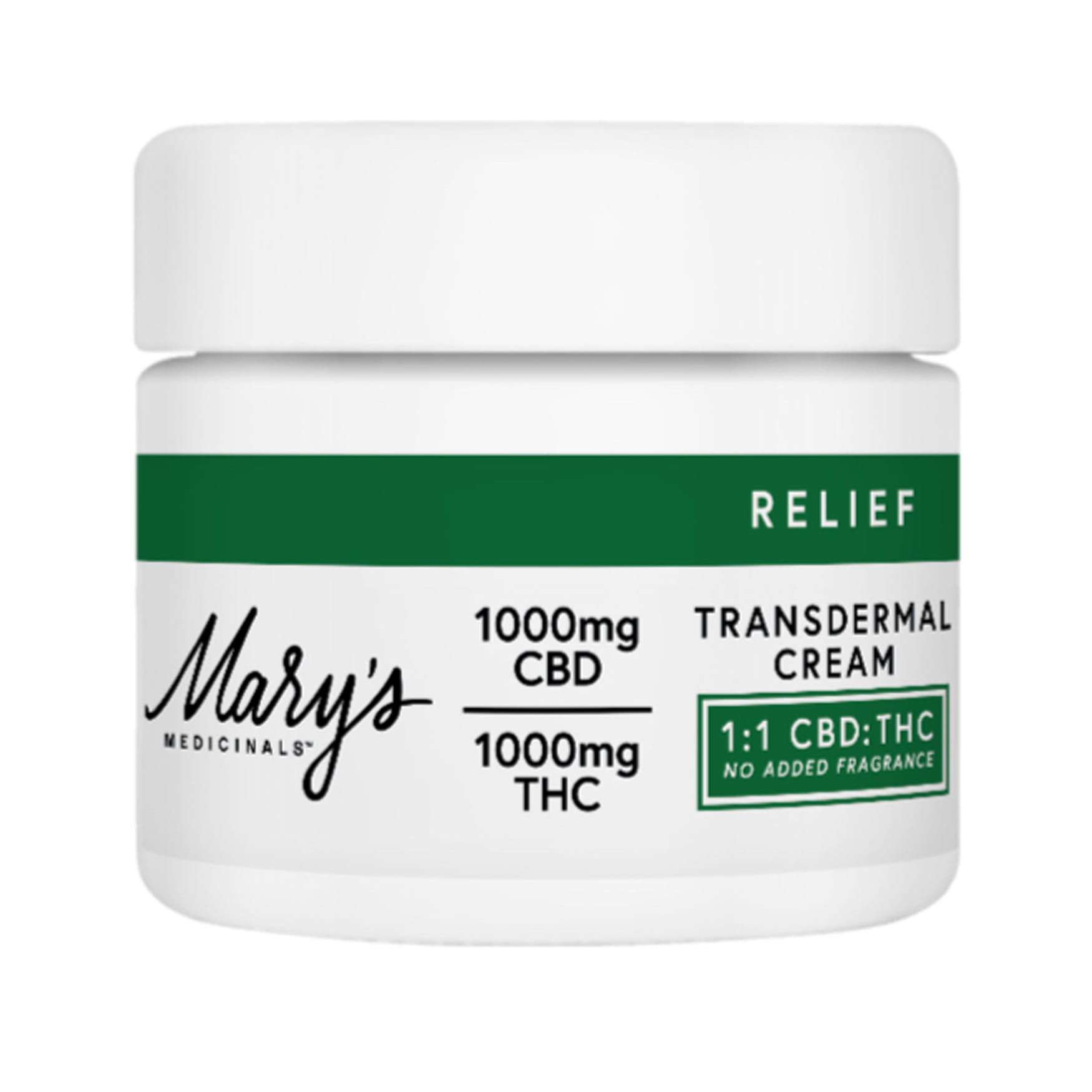 1:1 Relief Cream (2oz) - Mary's Medicinal -  - $55.75 - Topicals