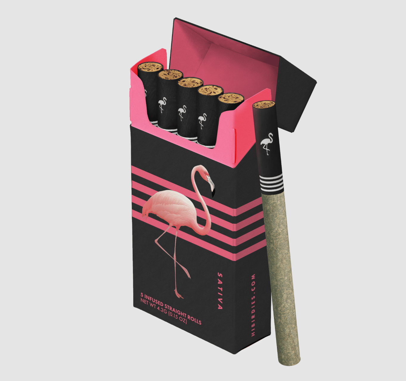 Ultra SATIVA 5pk Infused Prerolls - Birdies -  - $27.50 - Pre-Rolls