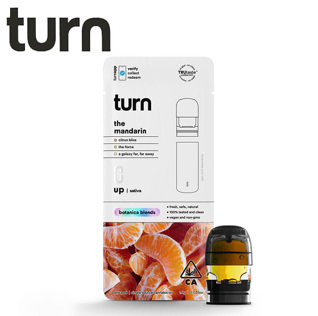 Turn - The Mandarin - Botanica Blends Pod - 1g - Turn - BB Pod - $24.99 - Turn Pods - Buy any 2 PODs and get a Battery for $1 (Limit One Per Customer)