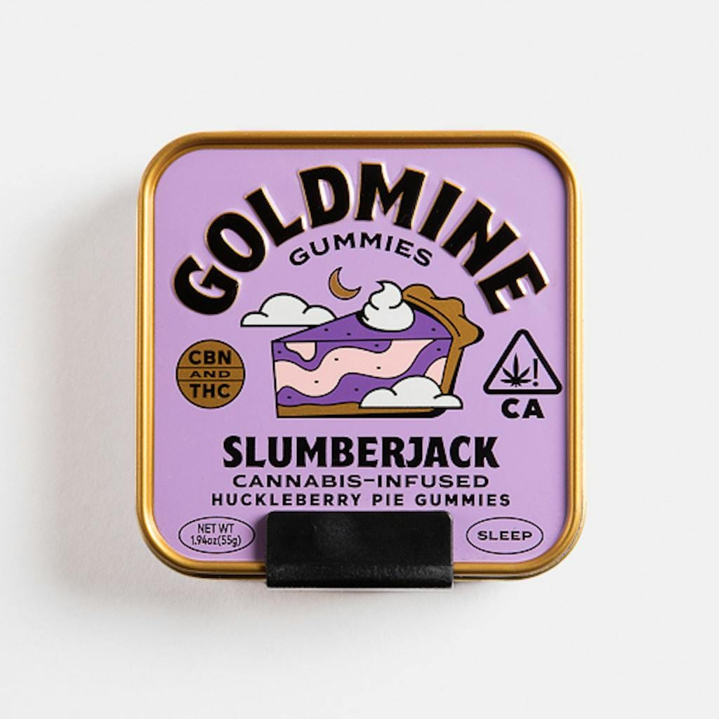 Slumberjack Huckleberry  - 100mg - Goldmine - Gummy - Sleep - $18 - Gummies