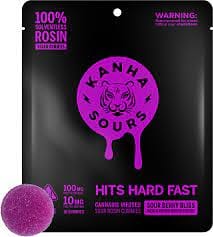 Kanha Sour Nano Solventless Rosin Gummies - Kanha - Hybrid Sour Melon - $27 - Edibles