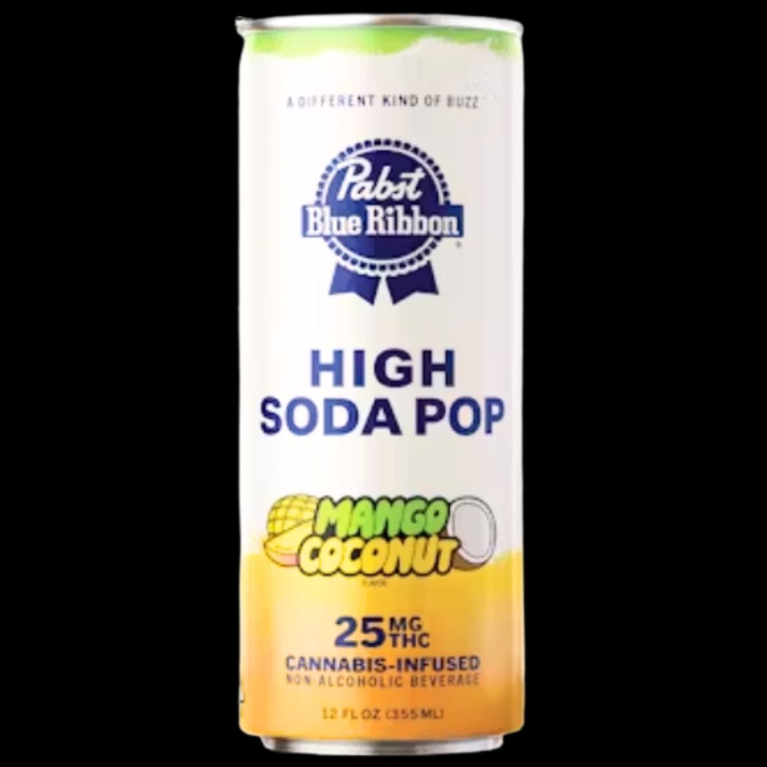 Pabst Blue Ribbon: Mango Coconut Soda Pop