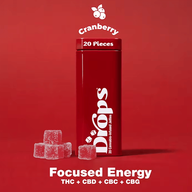 Cranberry | Focused 1:1:1:1 | 20pk 100mg Jellies