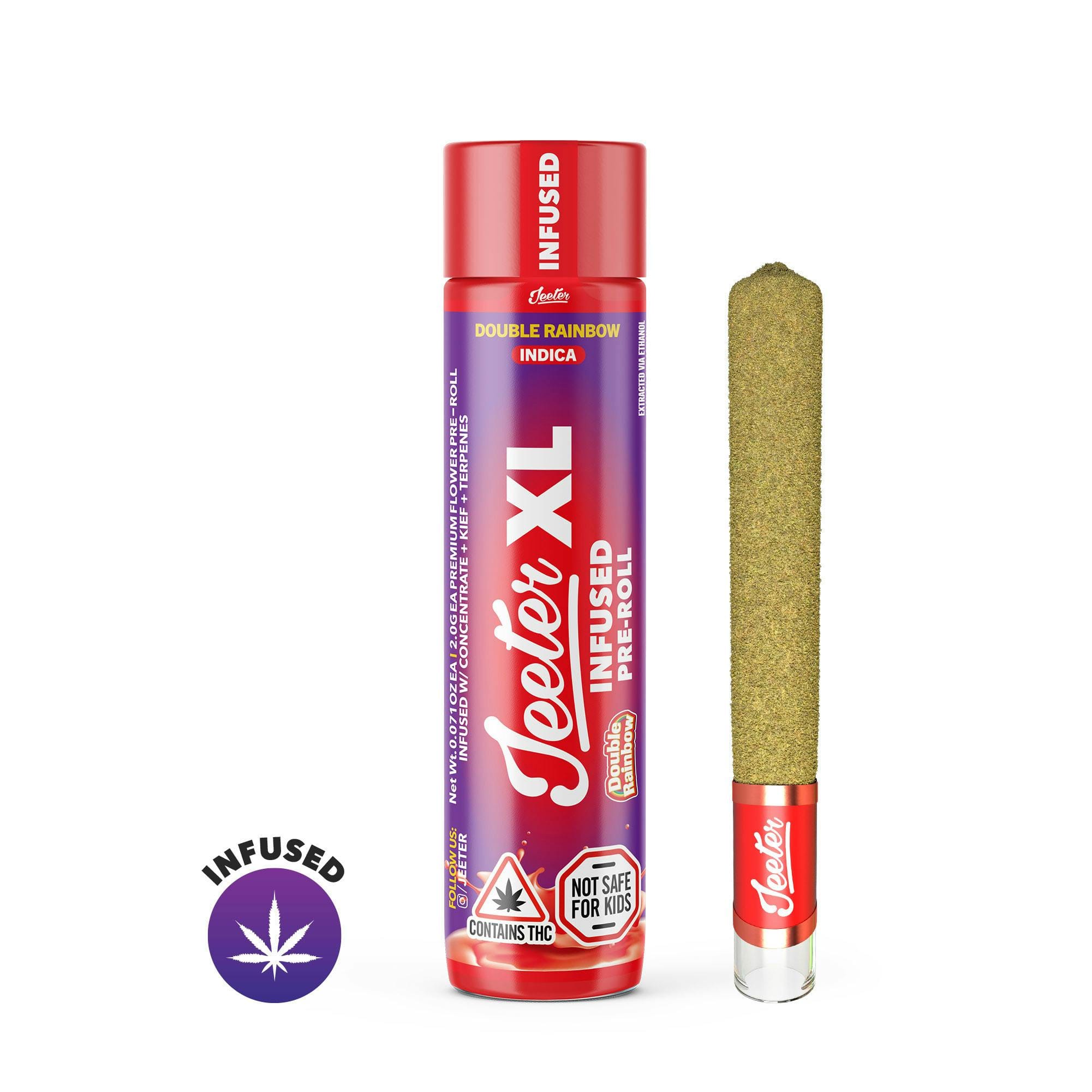 Jeeter XL | 2g - Double Rainbow - Infused Pre-Roll - Indica - Jeeter -  - $31 - Pre-Rolls