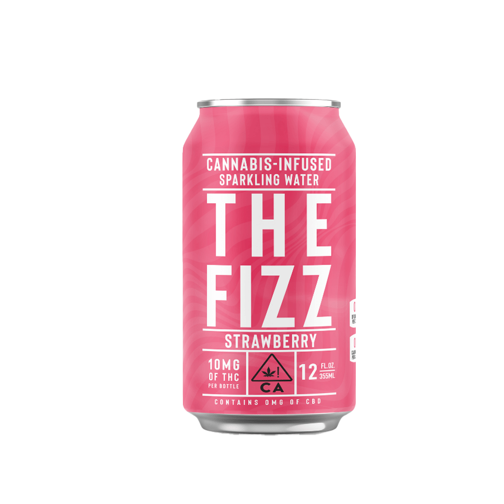 Strawberry Sparkling Water (10Mg) -The Fizz - Manzanita Naturals -  - $4 - Beverage