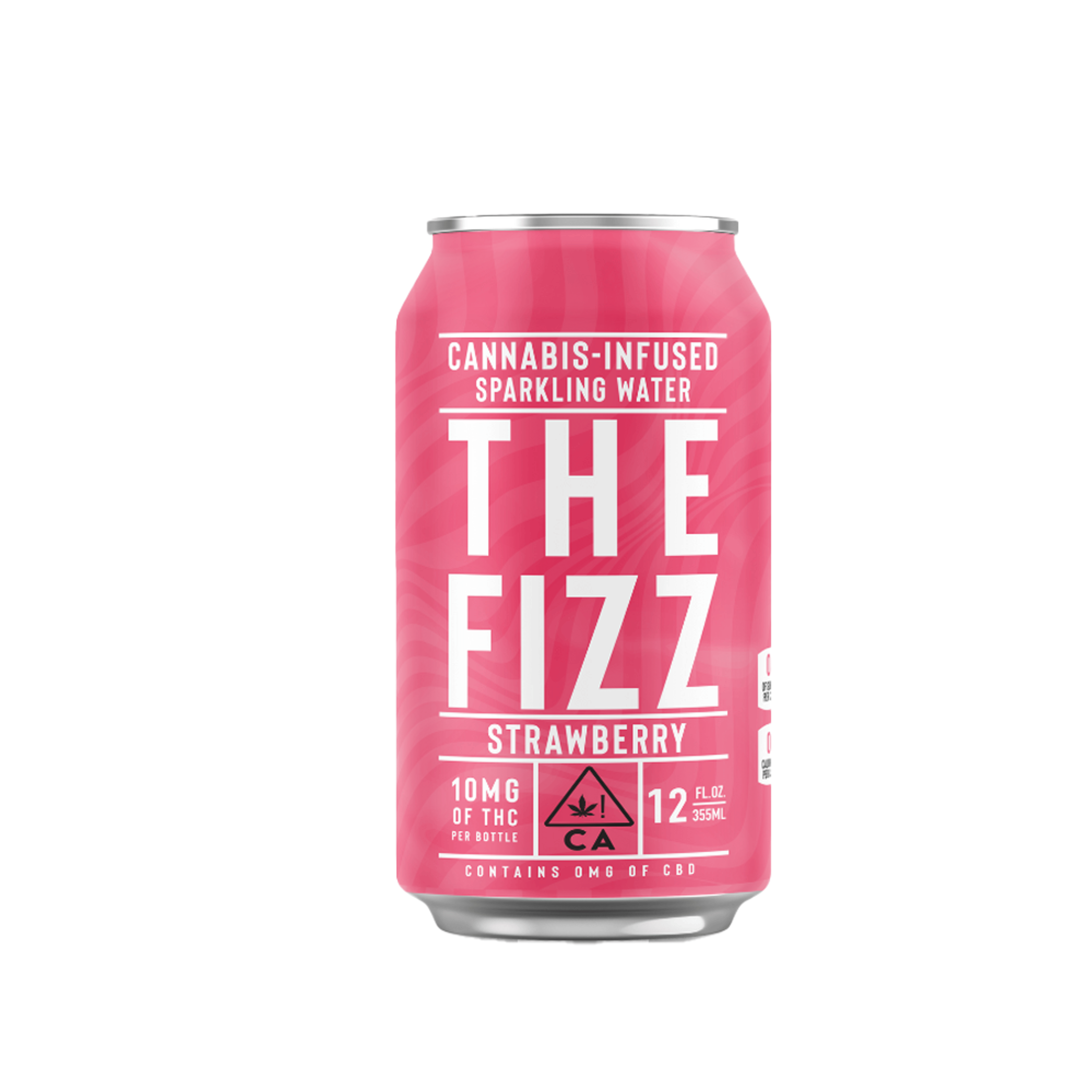 Strawberry Sparkling Water (10Mg) -The Fizz - Manzanita Naturals - - $4 - Beverage
