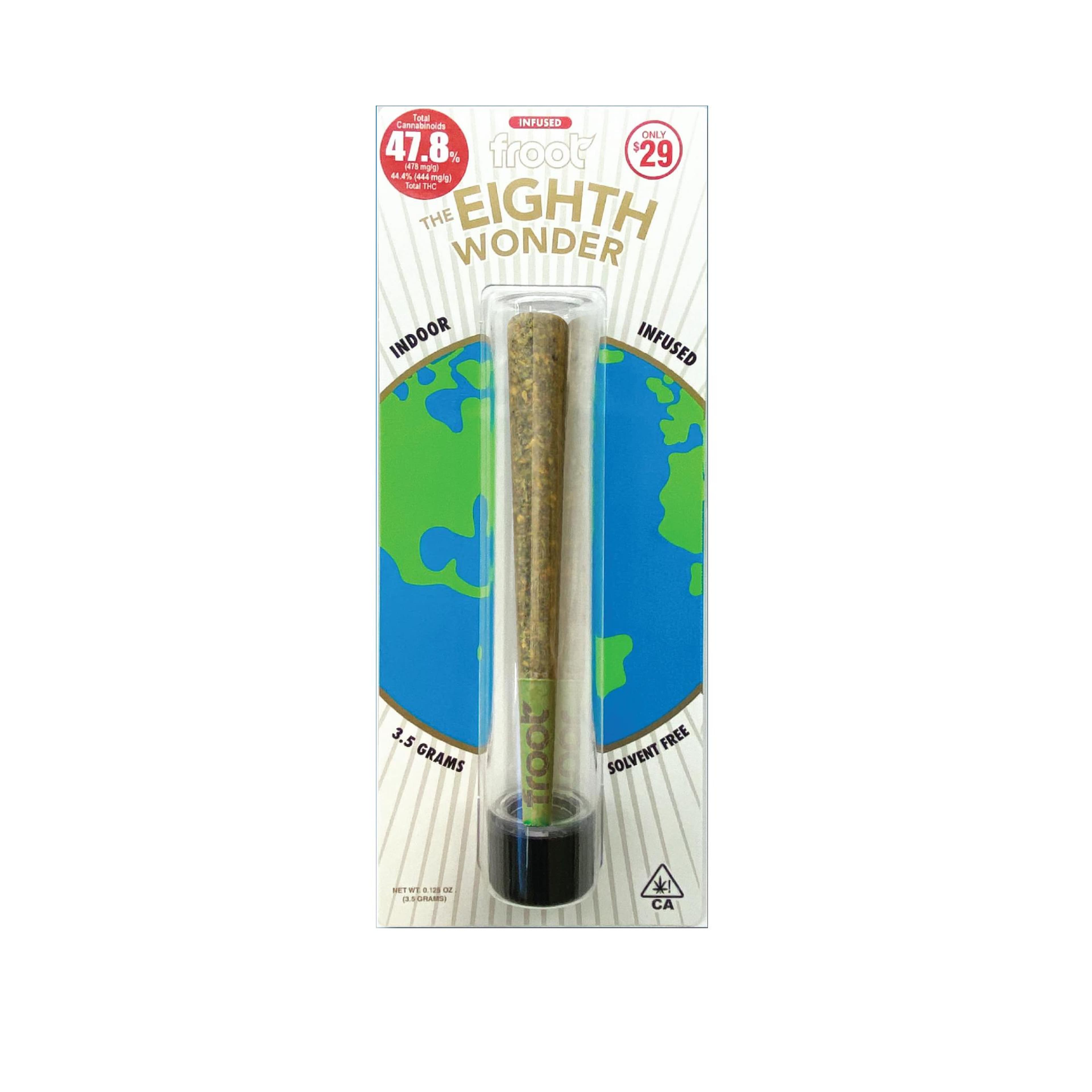 The Eighth Wonder - 3.5g Infused Preroll - Froot - 3.5g Pre roll - $29 - Infused Preroll