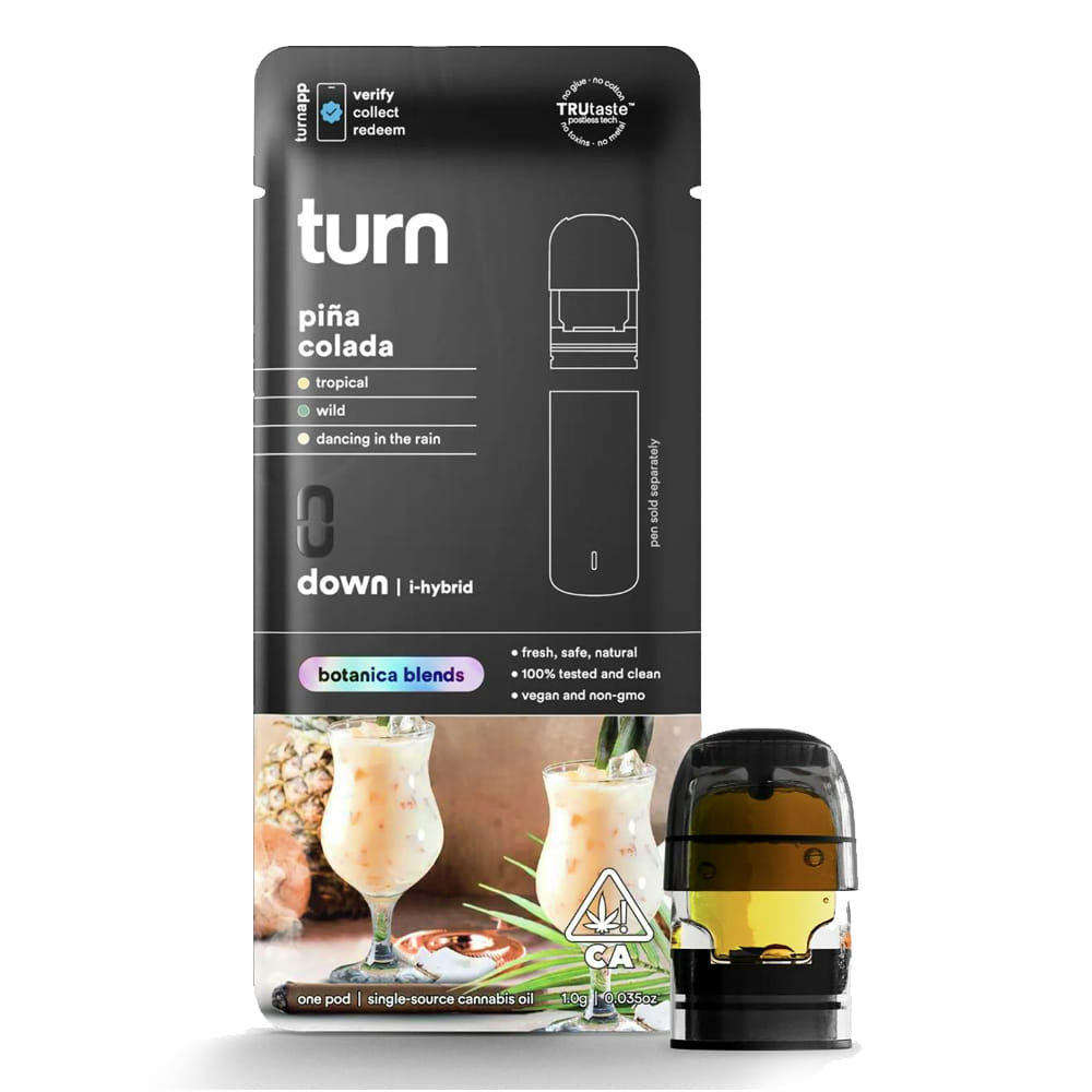 Pina Colada (I) Pod Botanica Blends - 1g - Turn - Pina Colada (I) - $26.40 - Cartridges