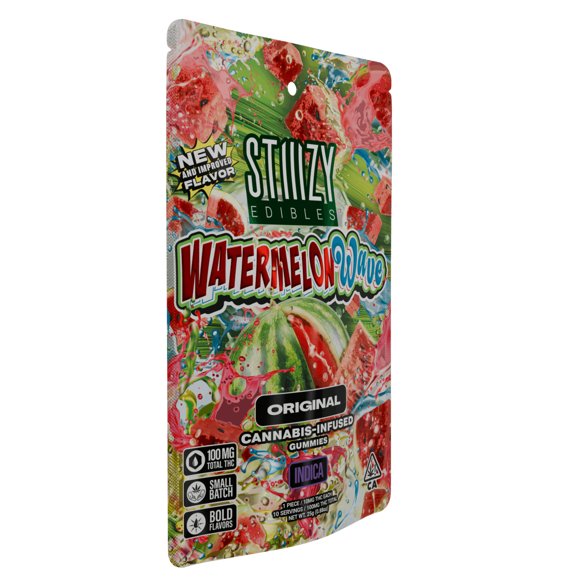 Watermelon Wave 100mg Gummies - Stiiizy - null - $12 - Edible