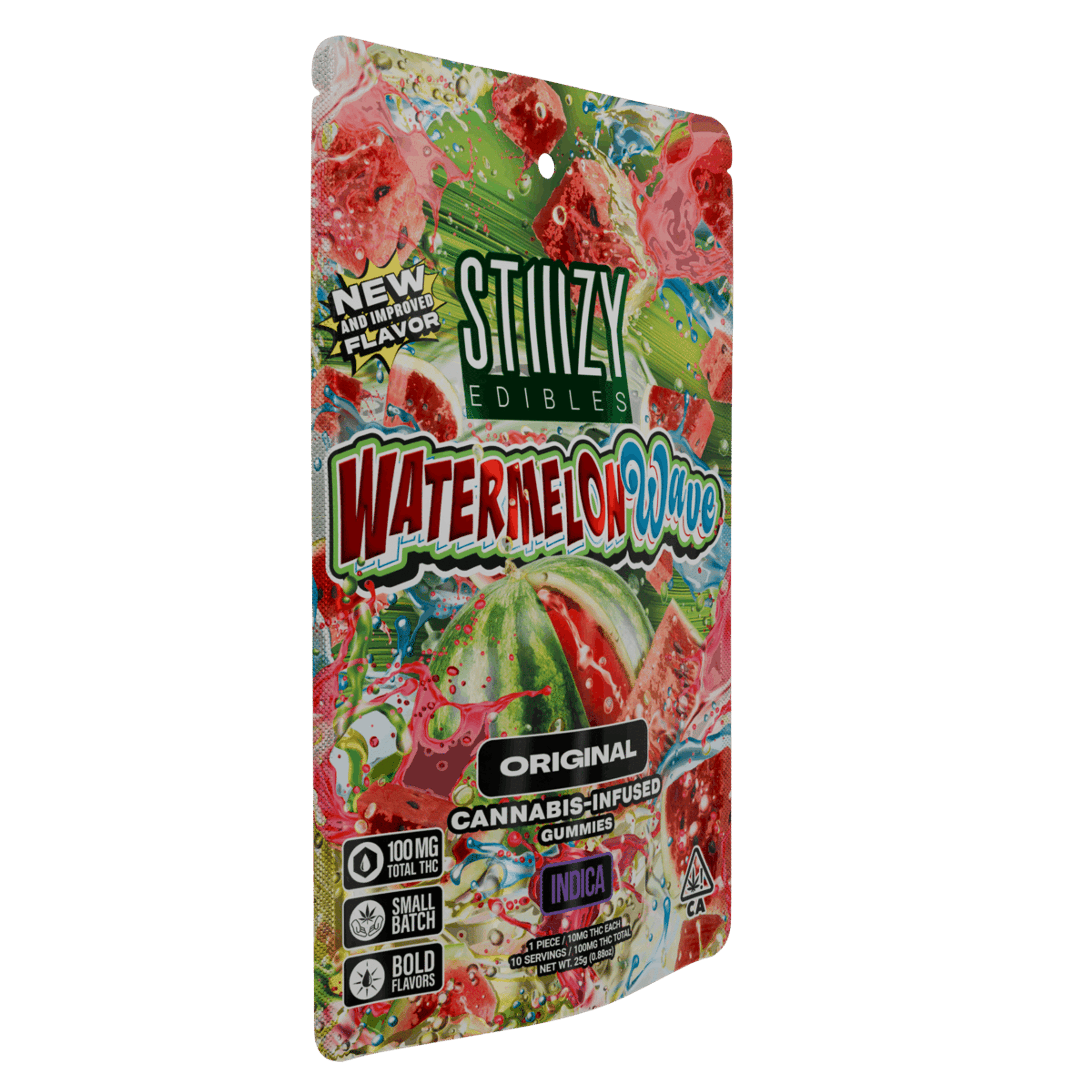 Watermelon Wave 100mg Gummies - Stiiizy - null - $12 - Edible