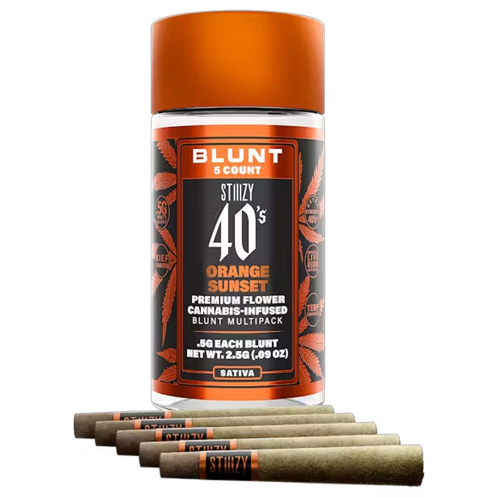 Orange Sunset Mini Blunt 5pk (S) *B2G1 EVERYDAY* *SPECIAL PRICING* - Stiiizy - Orange Sunset (S) - $27 - Pre-Rolls
