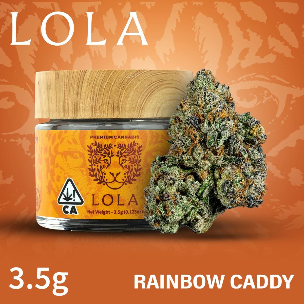 Rainbow Caddy - Flower - Lola - Eighth - $31.49 - 4mo+ Flower (Date in Description)