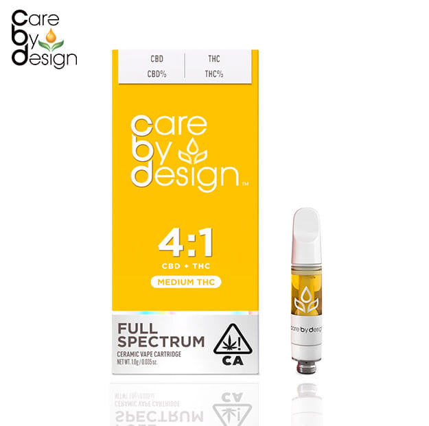 Care By Design - 4:1 CBD/THC Full Spectrum Vape - 1g - Care By Design -  - $43.99 - 510 Cartridges
