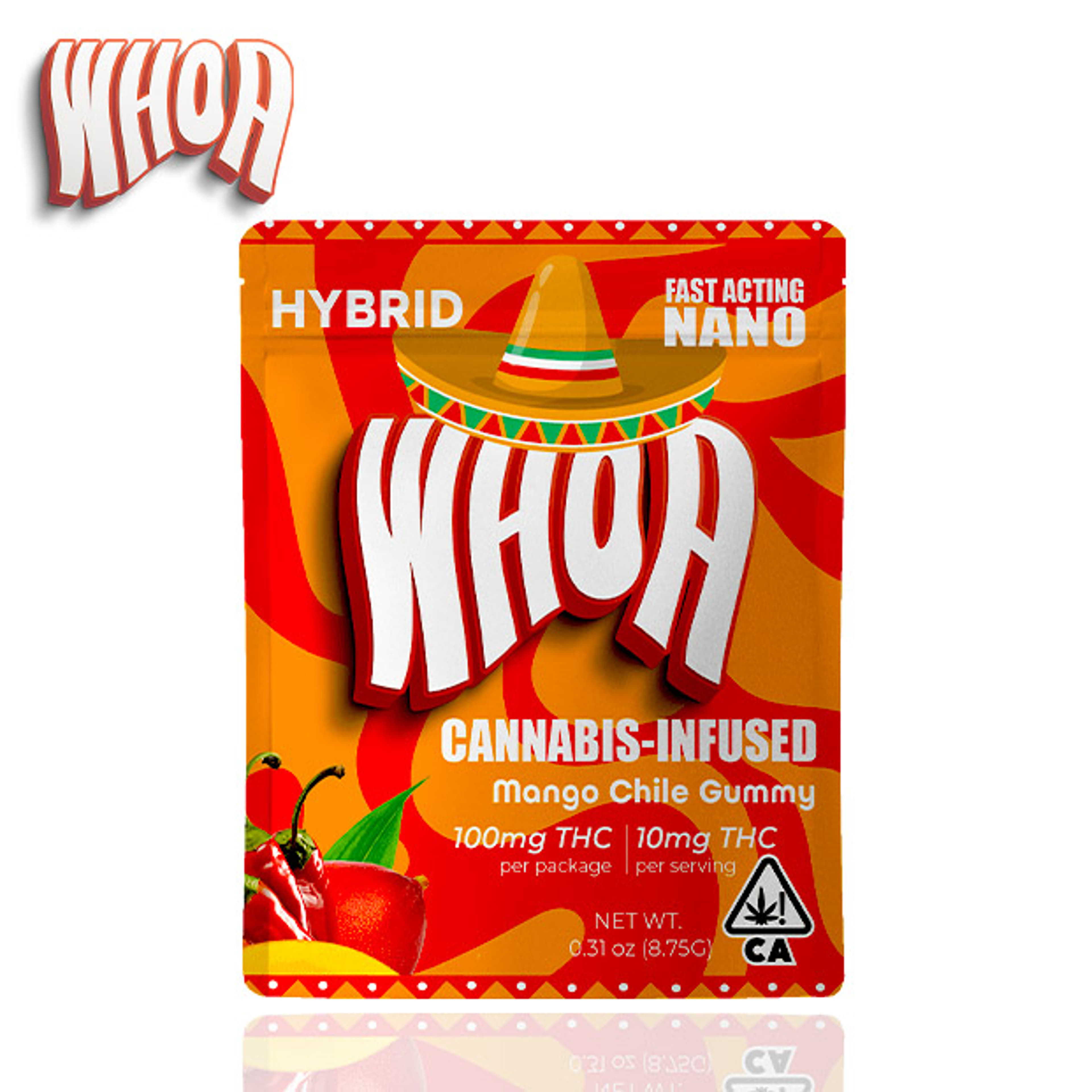 WHOA - Mango Con Chile Gummies - 100mg *B2G1 EVERYDAY* - Whoa - - $7.99 - Edibles