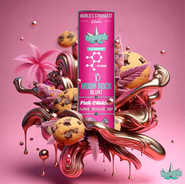 Presidential - Pink Cookies - Moon Rock Blunt - 1.5g - Presidential - Blunt - $18.99 - Blunts