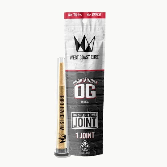 Unobtainium OG 1g CUREjoint - West Coast Cure -  - $11.25 - Pre-Rolls