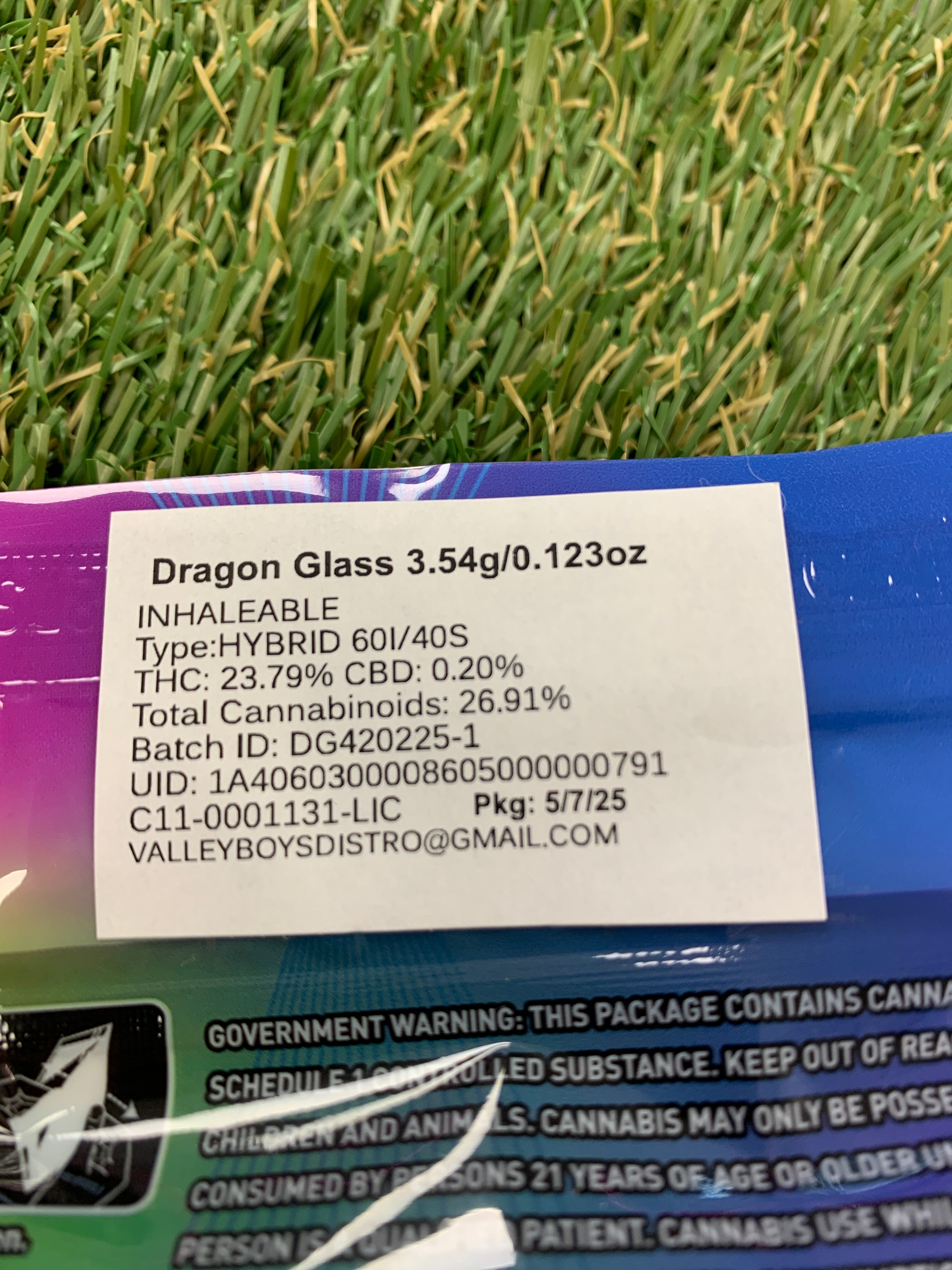 DRAGON GLASS 3.5G - ULTRA -  - $21.50 - Flower