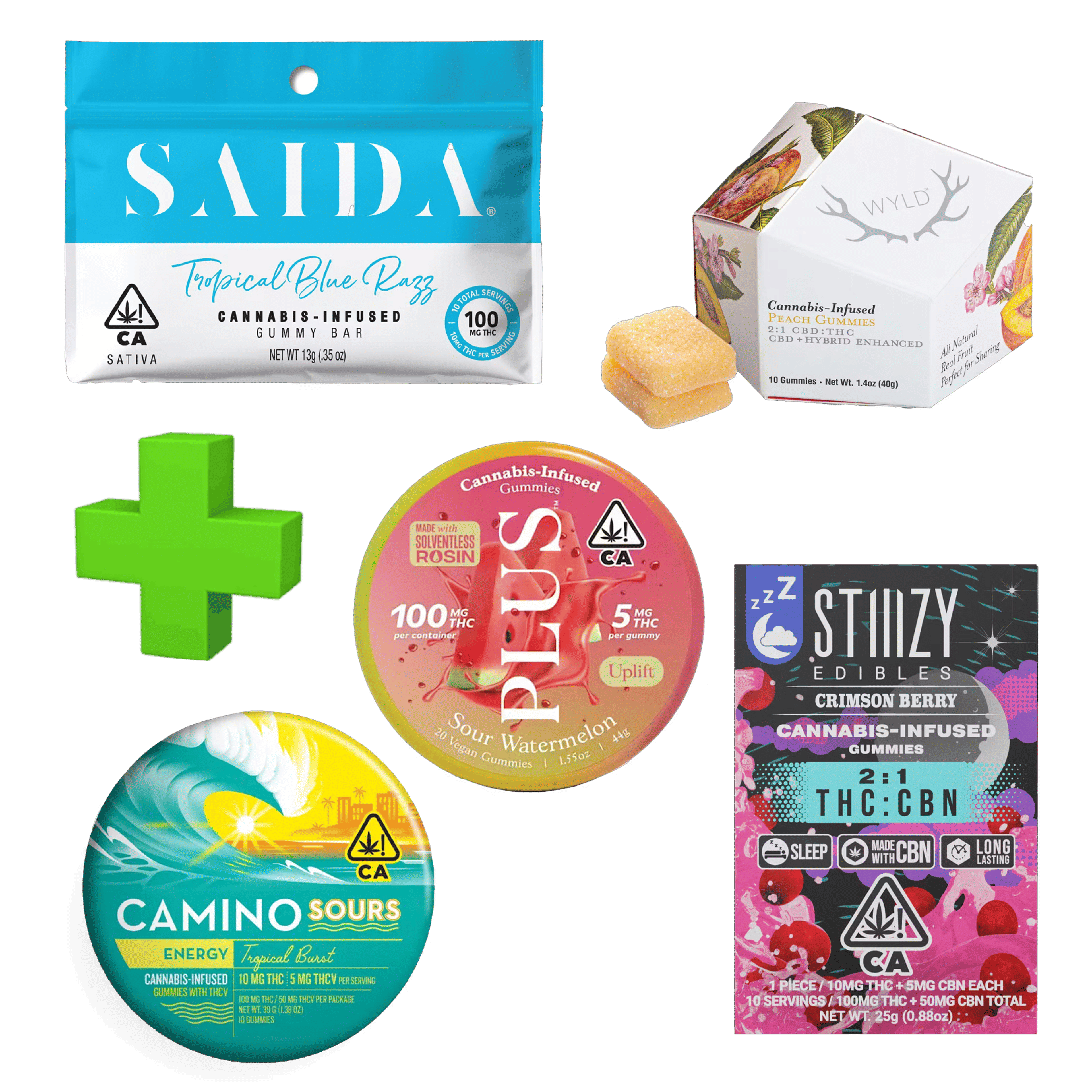 5ct Gummies Variety Sampler Pack - Mixed Deal - Kiva Confections - - $74.99 - Bundle Deals