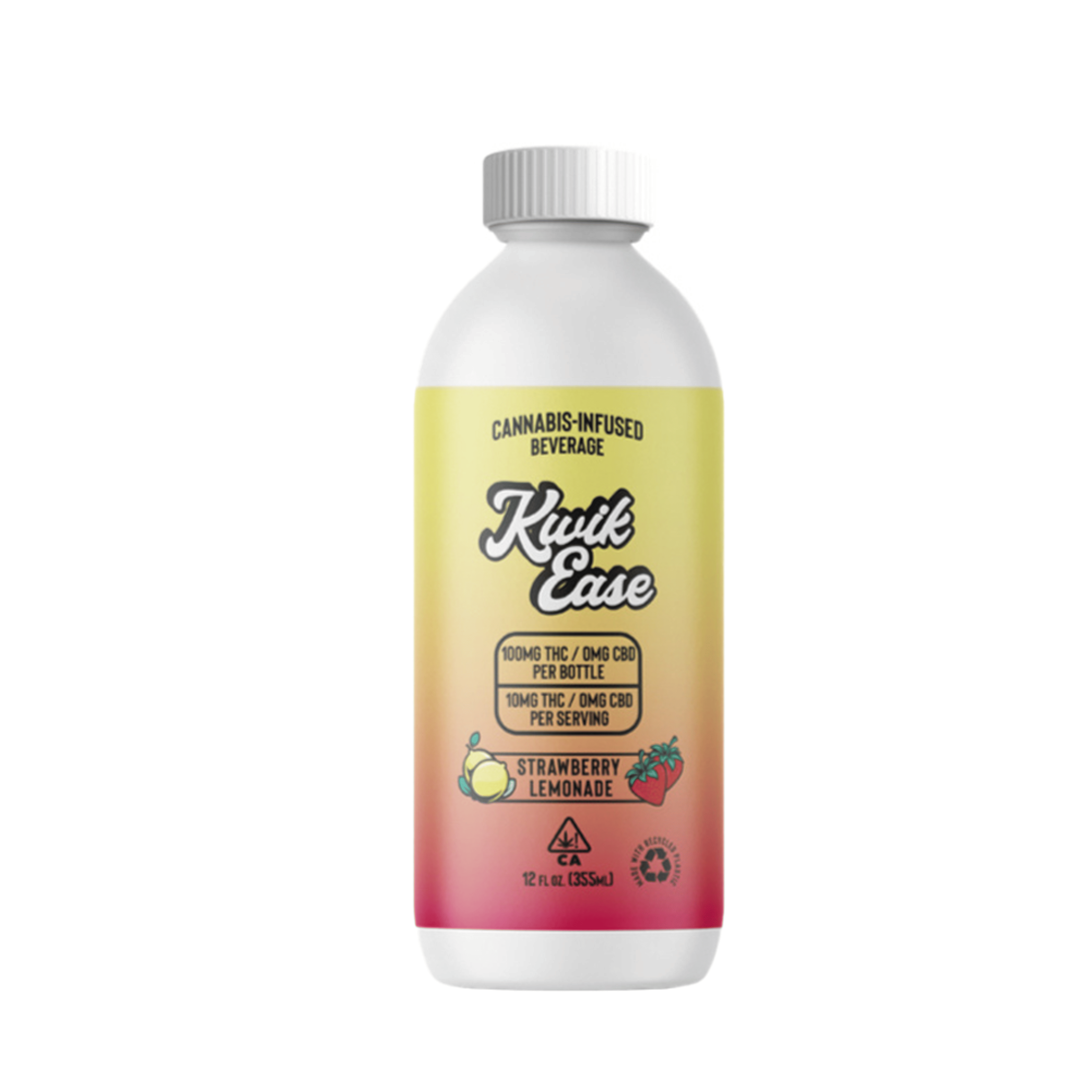 Strawberry Lemonade Kwik Ease (100Mg) - Manzanita Naturals - null - $15 - Beverage