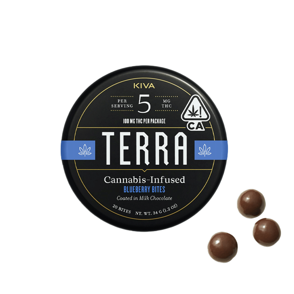 Blueberry Terra Bites (100Mg) (20Pk) - Kiva - null - $22 - Edible