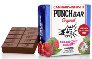 Dark Chocolate Raspberry Bar (100mg)