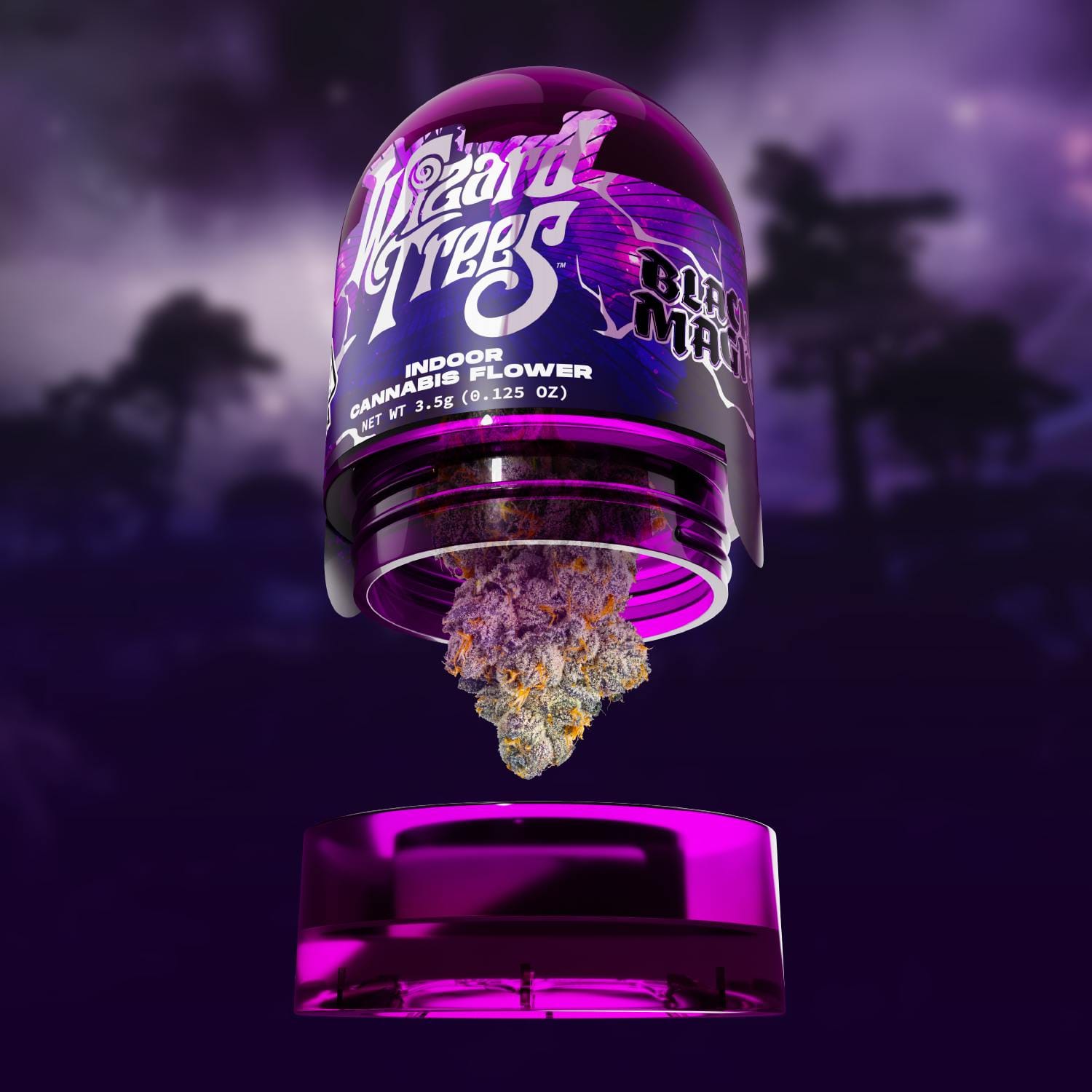 Black Magic (I) 31.44% - 3.5G *SPECIAL PRICING* - Wizard Trees - Black Magic (I) - $51 - Exotic Eighths - Buy 8 Mix & Match get 13.5% Off PLUS $.01 Punch T1 Rosin