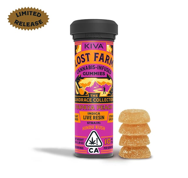 Papaya Peach x Hindu Kush | 100mg LR Gummies