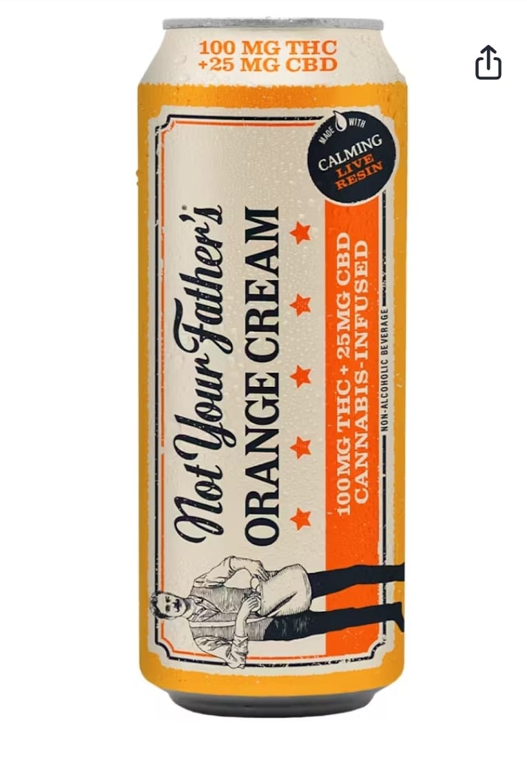 ORANGE CREAM | 16OZ SODA 100MG + CBD -  - $14.99 - Drinks