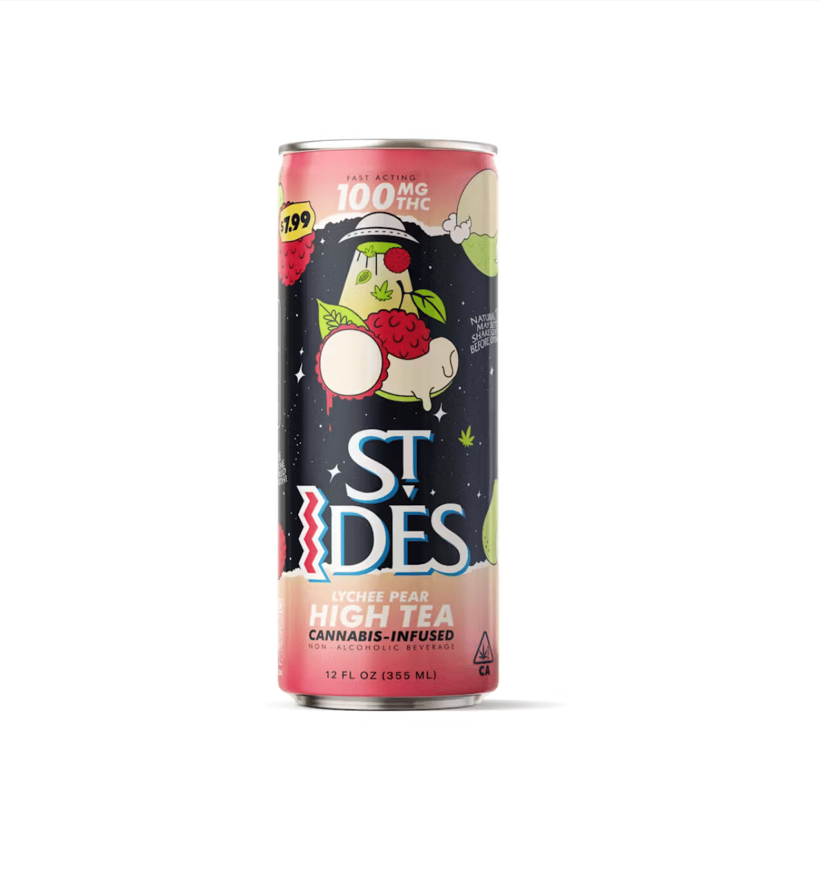 Pear Lychee Tea - 100mg - St Ides - 100mg drink - $7.99 - Drinks