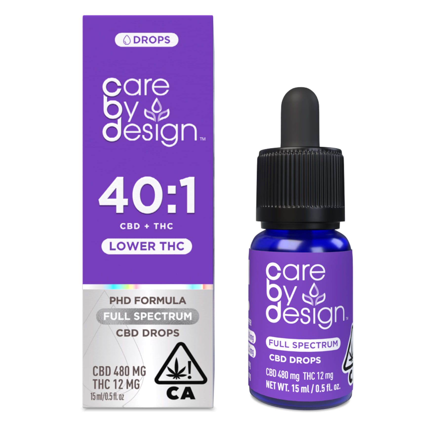 40:1 CBD:THC  Tincture - 15ml - Care by Design - 40:1 - $39.75 - Tinctures & Capsules