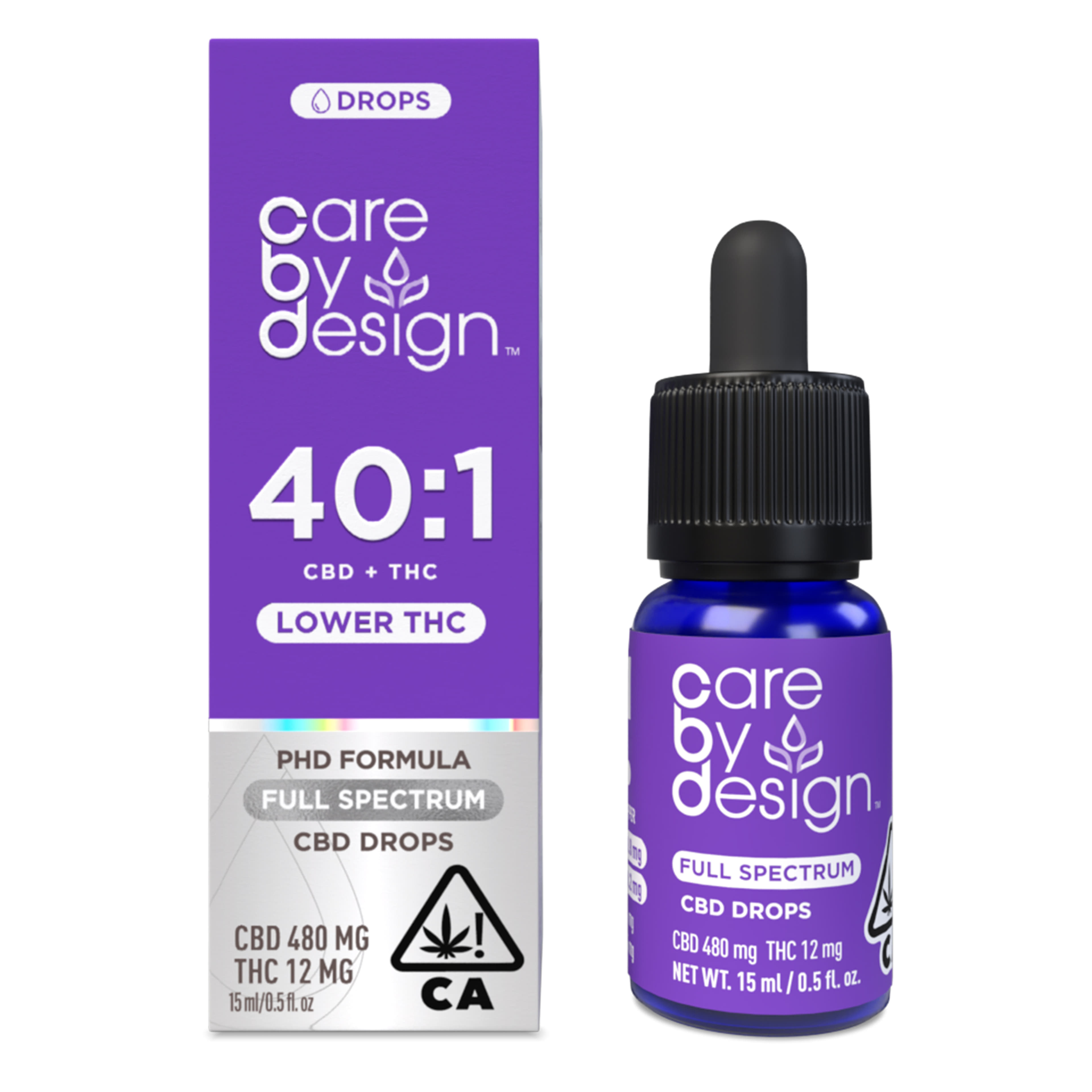 40:1 CBD:THC Tincture - 15ml - Care by Design - 40:1 - $39.75 - Tinctures & Capsules