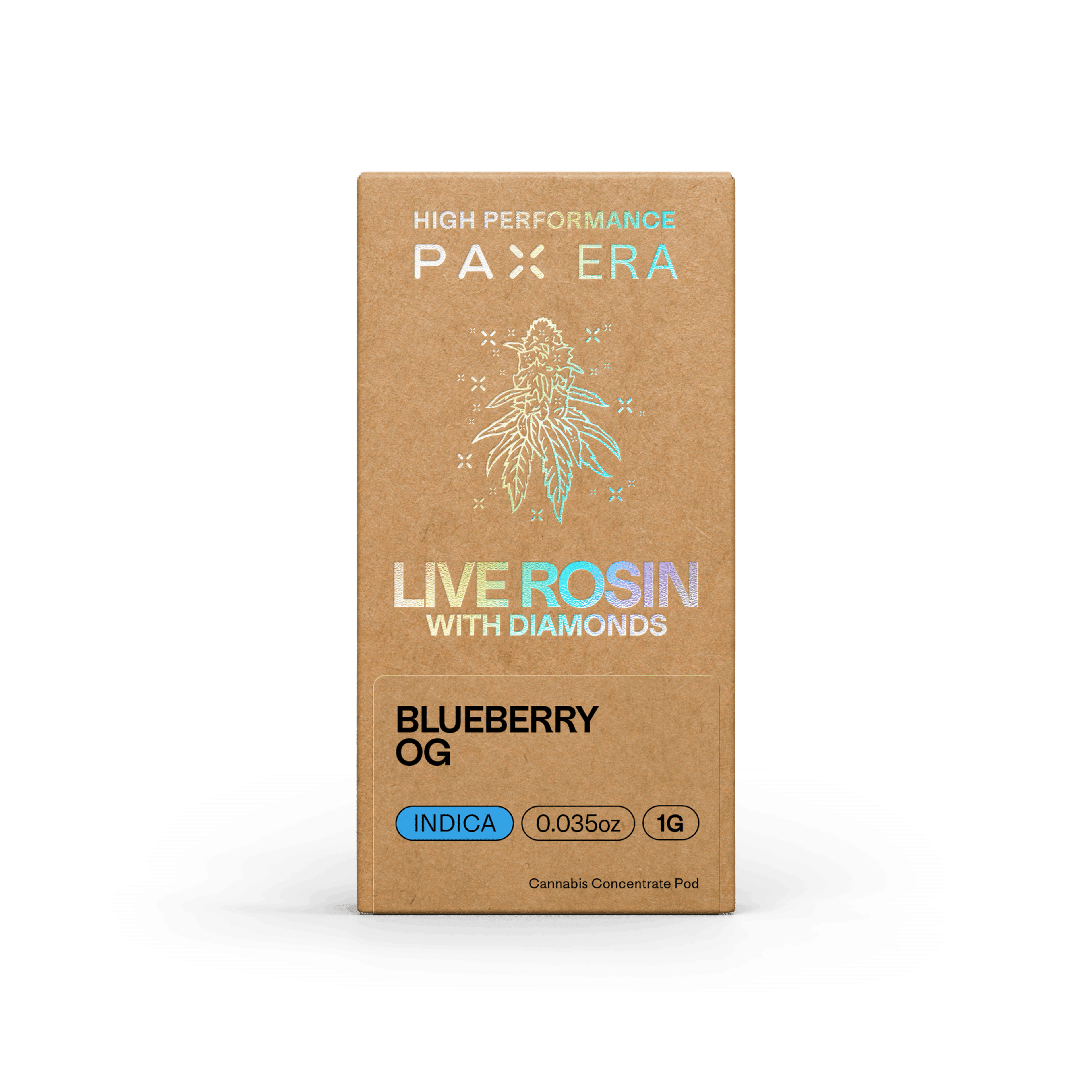 Live Rosin with Diamonds - Blueberry OG 1g - PAX - - $50 - Vape Pens