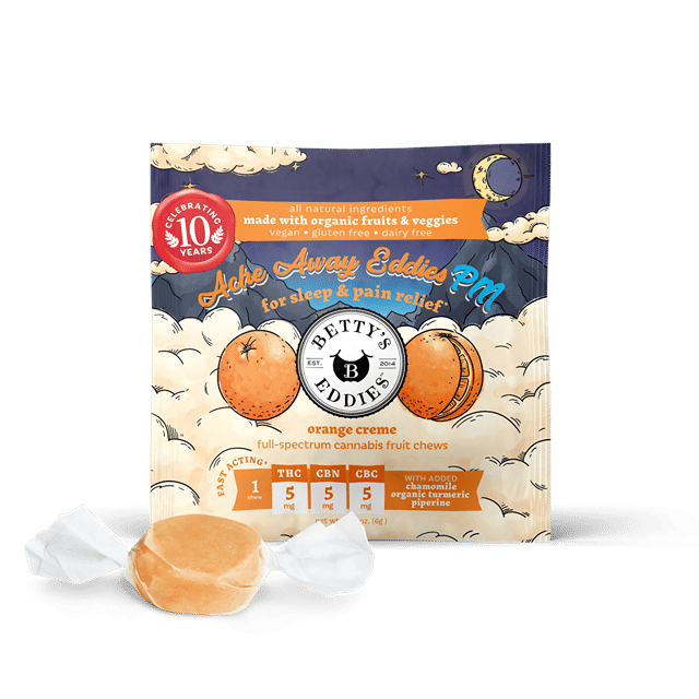 Ache Away Eddies PM | Orange Creme | 2 Pack