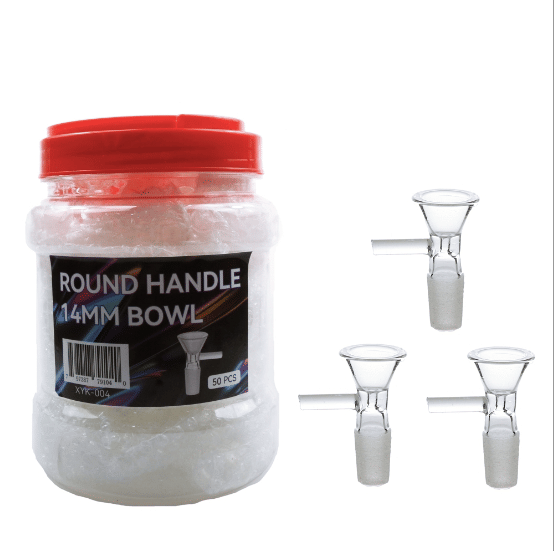 14mm Clear Bowl With Handle for Waterpipe - The Showcase - 14mm Bowl - $8 - Accessories