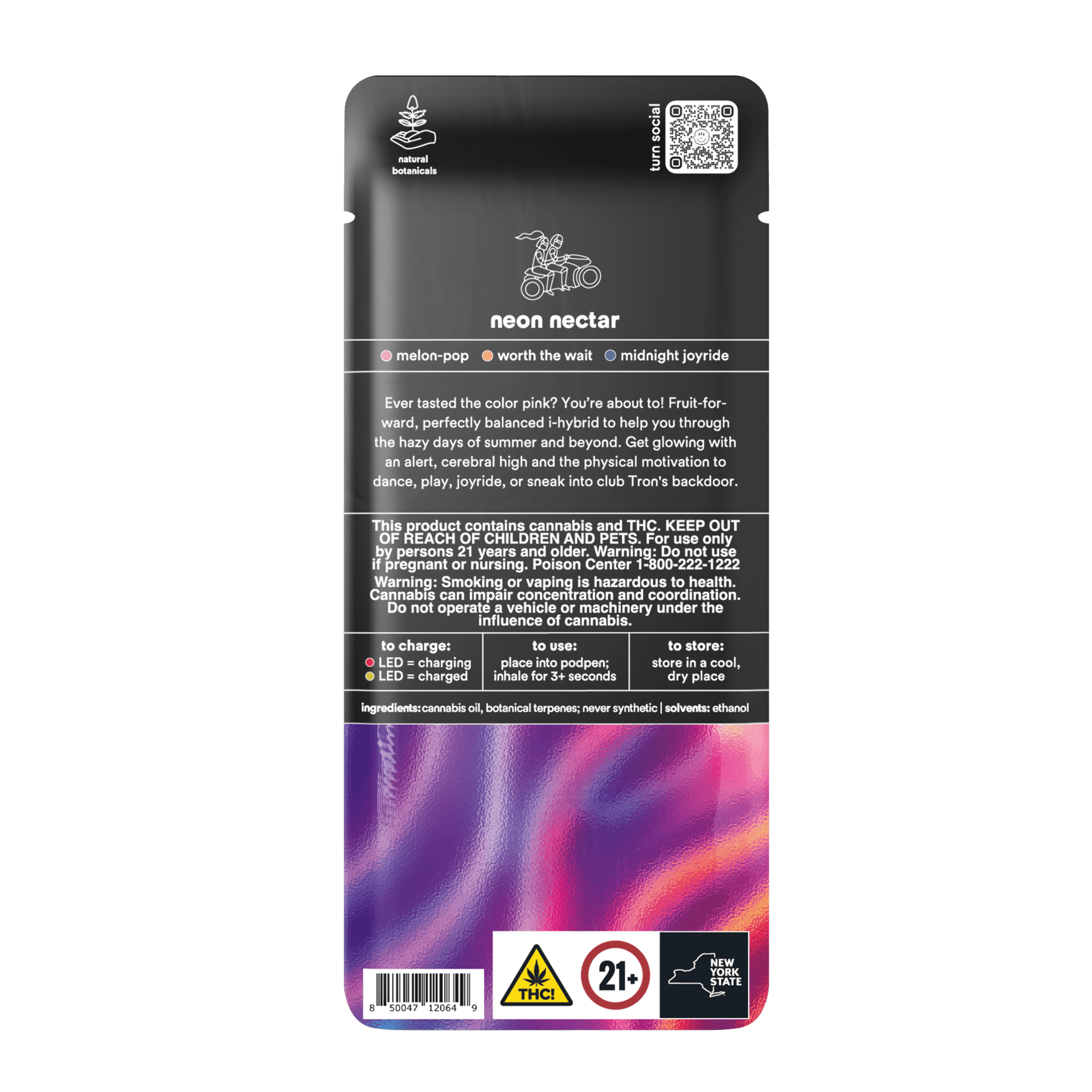 Neon Nectar 1g Botanica Pod - turn - - $26 - Vape Pod
