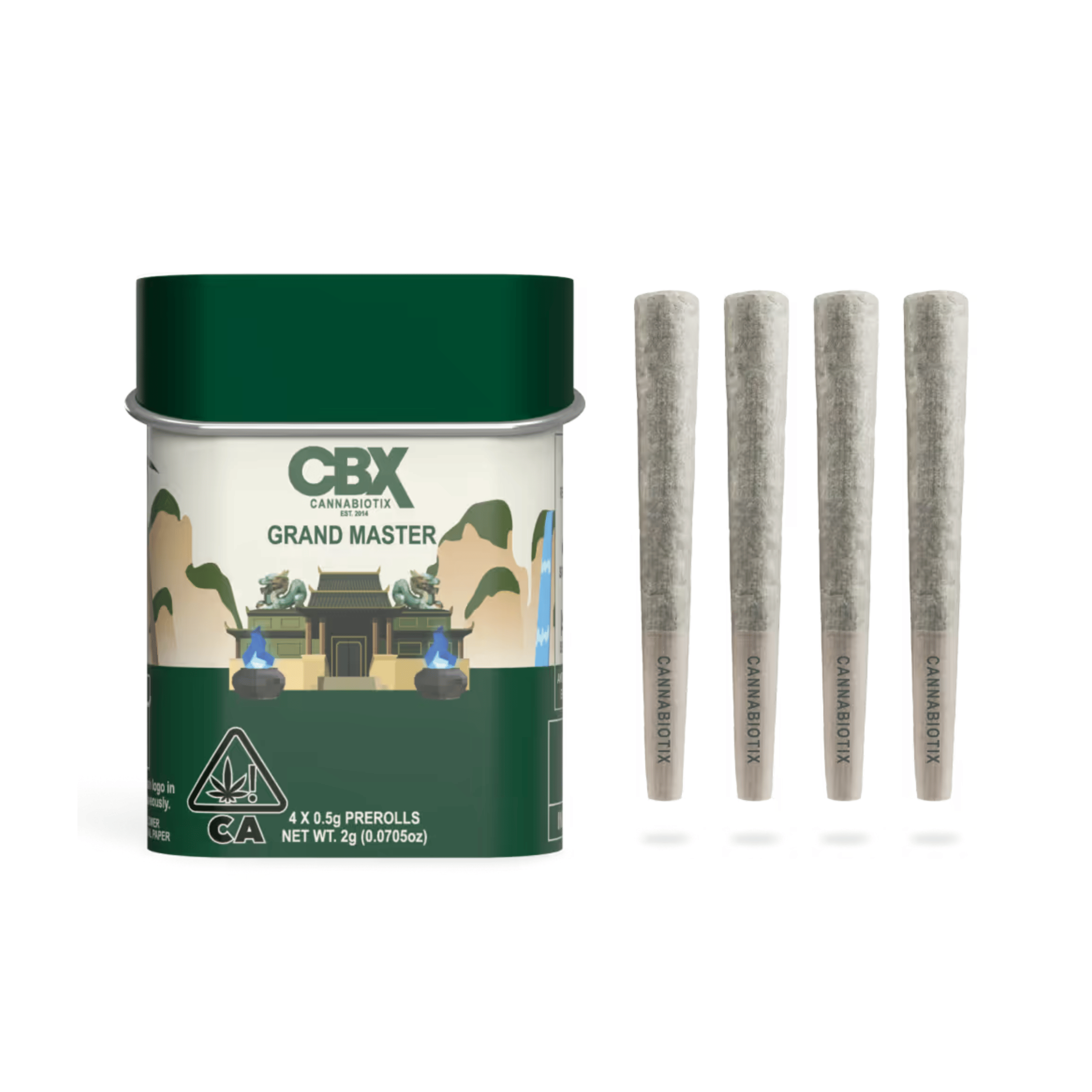Grand Master Pre Roll 4 Pack - 2g - Cannabiotix (CBX) -  - $30 - Pre-Rolls