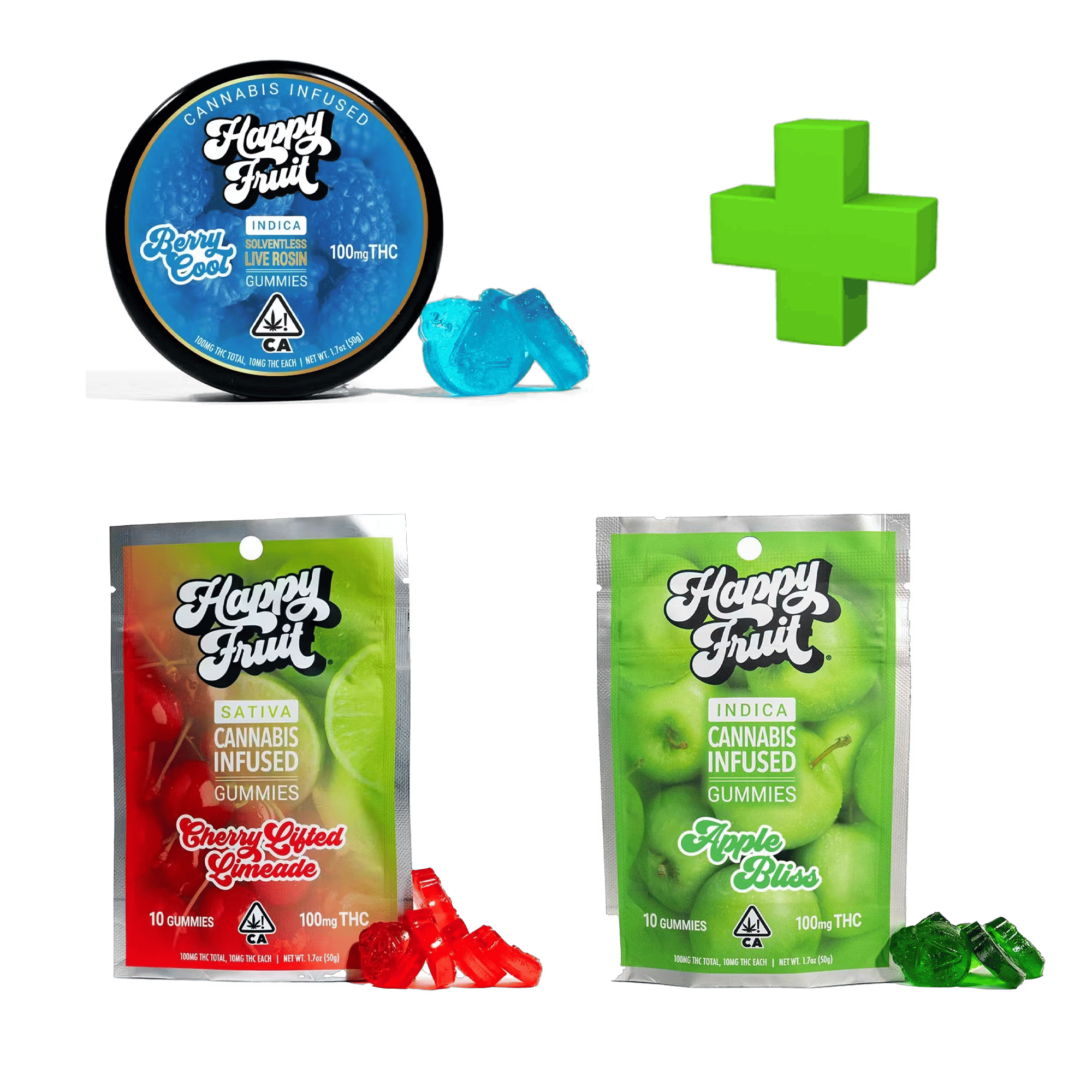 Buy 2 Get 1 Happy Fruit Gummies - Mixed Deal - Happy Fruit -  - $49.99 - Bundle Deals