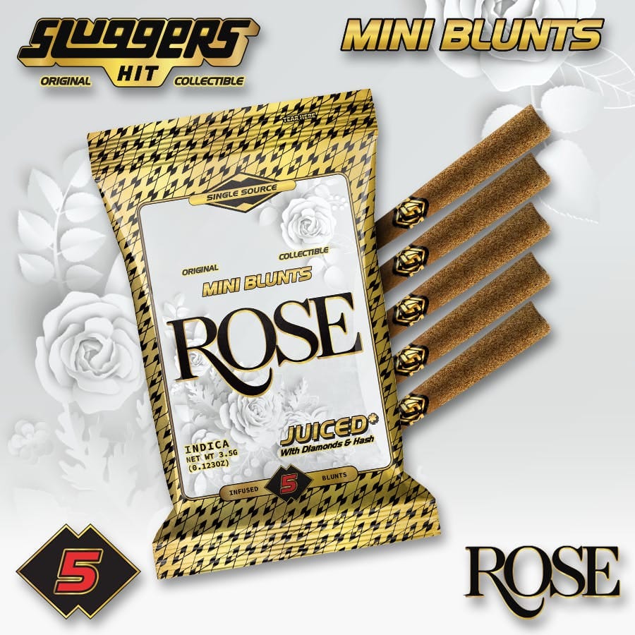 Rose 5pk Infused Blunts - Sluggers Hit -  - $43 - Pre-Rolls