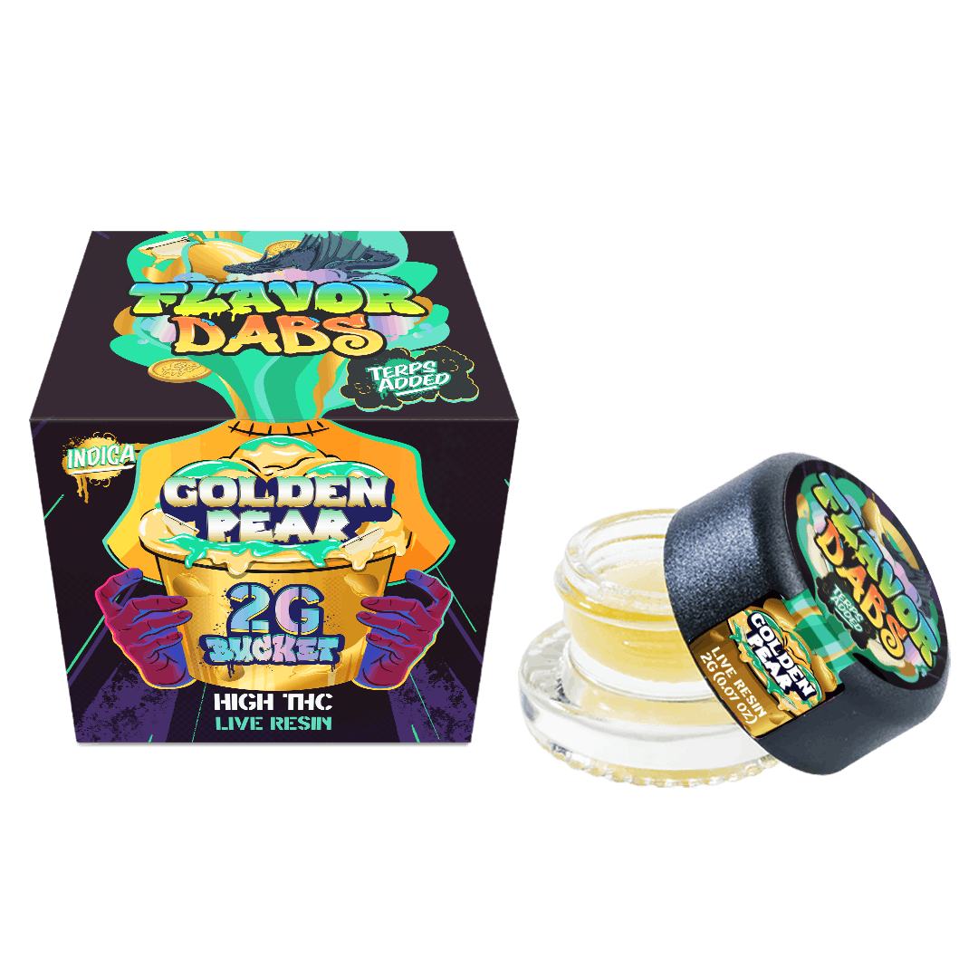 Golden Pear Flavor Dabs - 2g Live Resin - LOUD+CLEAR -  - $37.50 - Concentrates