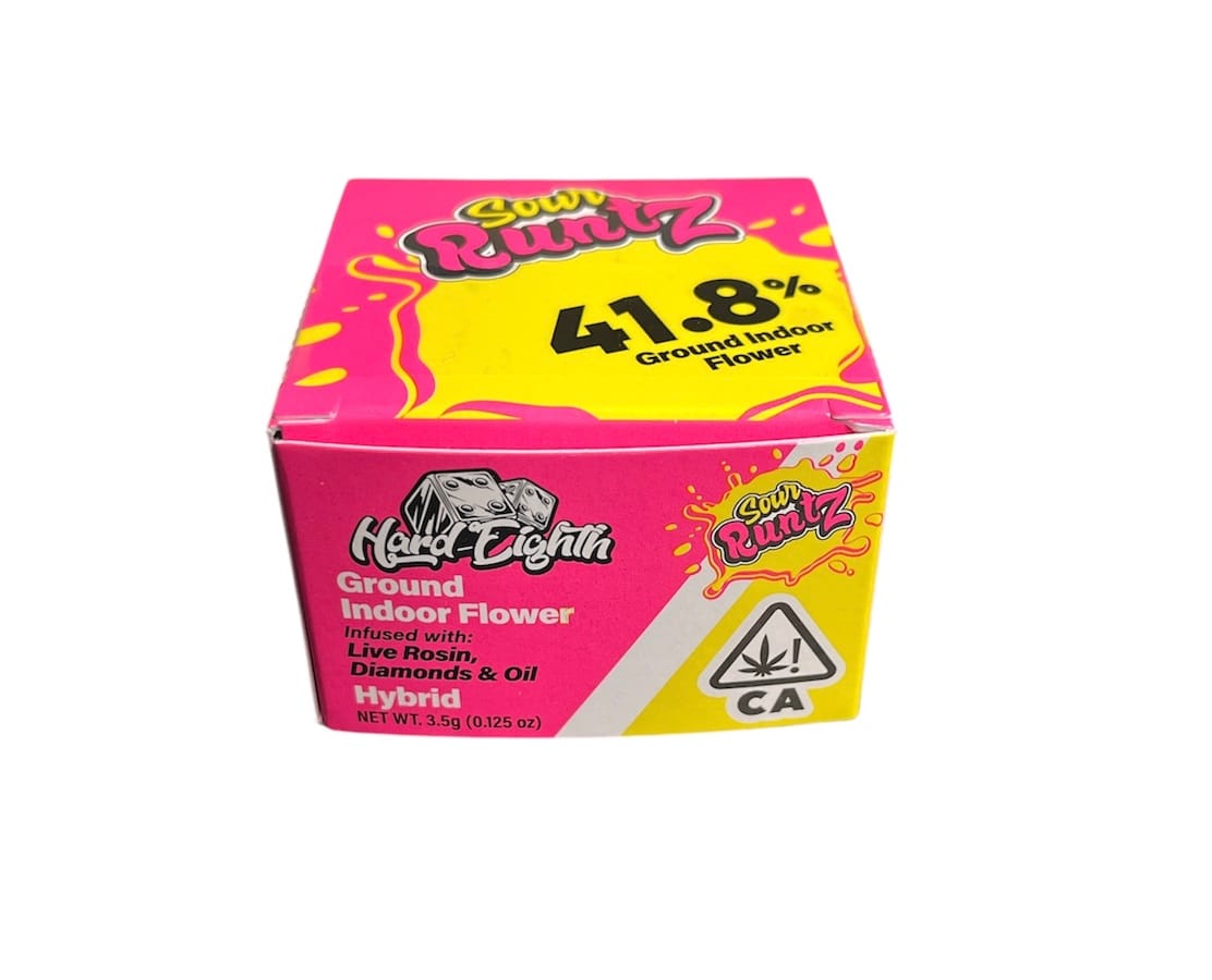 Sour Runtz - 3.5g Infused Pre Ground Flower - Hard Eighths - 3.5g - Hybrid - $24 - Flower/Infused Flower (3.5 Grams)