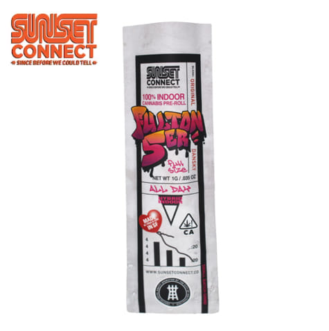Sunset Connect (Fulton 5'er) - Original Danksy - Pre-Roll - 1g - Sunset Connect -  - $5.26 - Pre-Rolls