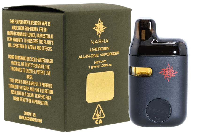 Nasha AIO Rosin Mini-tank - Nasha - Egyptian Gold (H) - $60 - Vape Cartridges