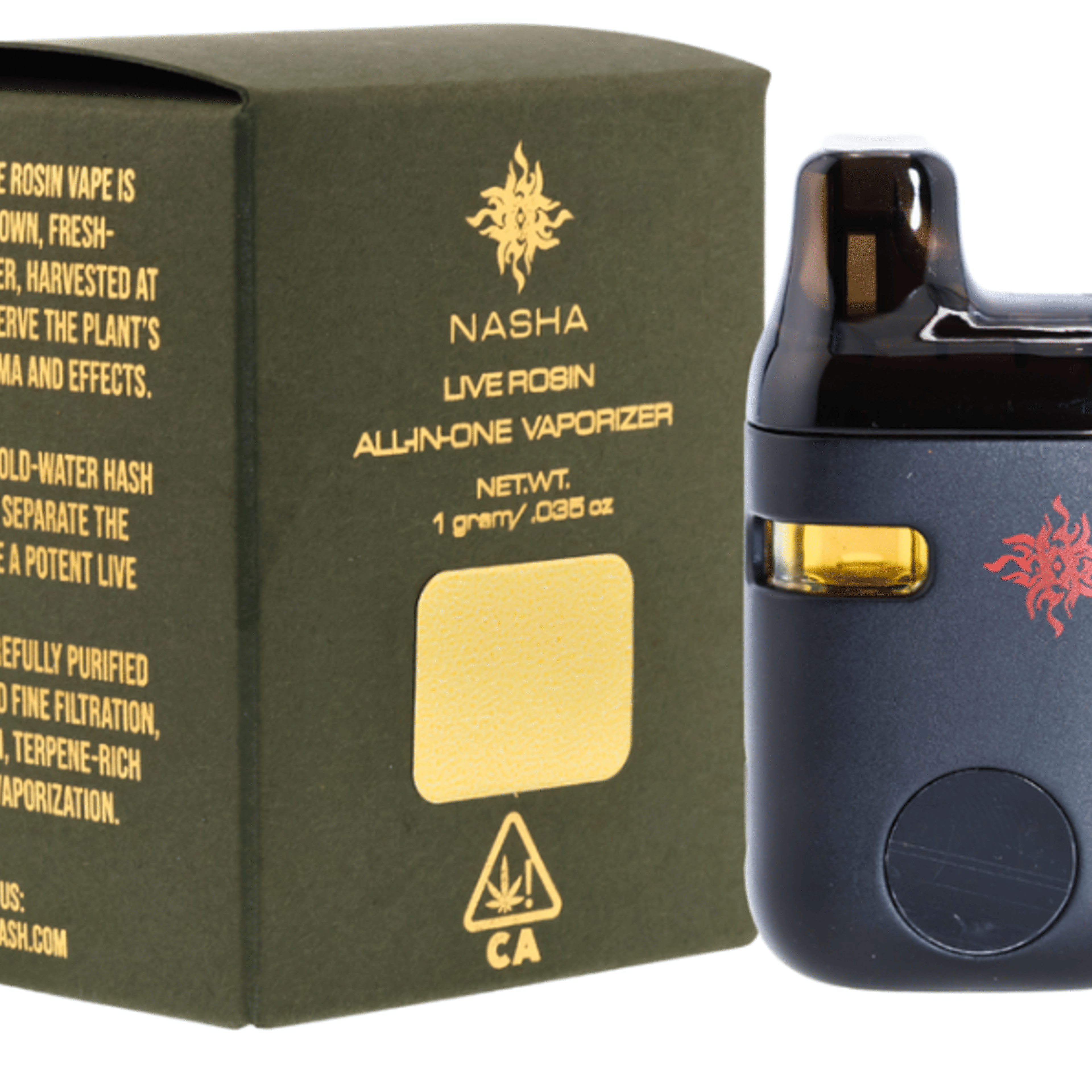 Nasha AIO Rosin Mini-tank - Nasha - Egyptian Gold (H) - $60 - Vape Cartridges