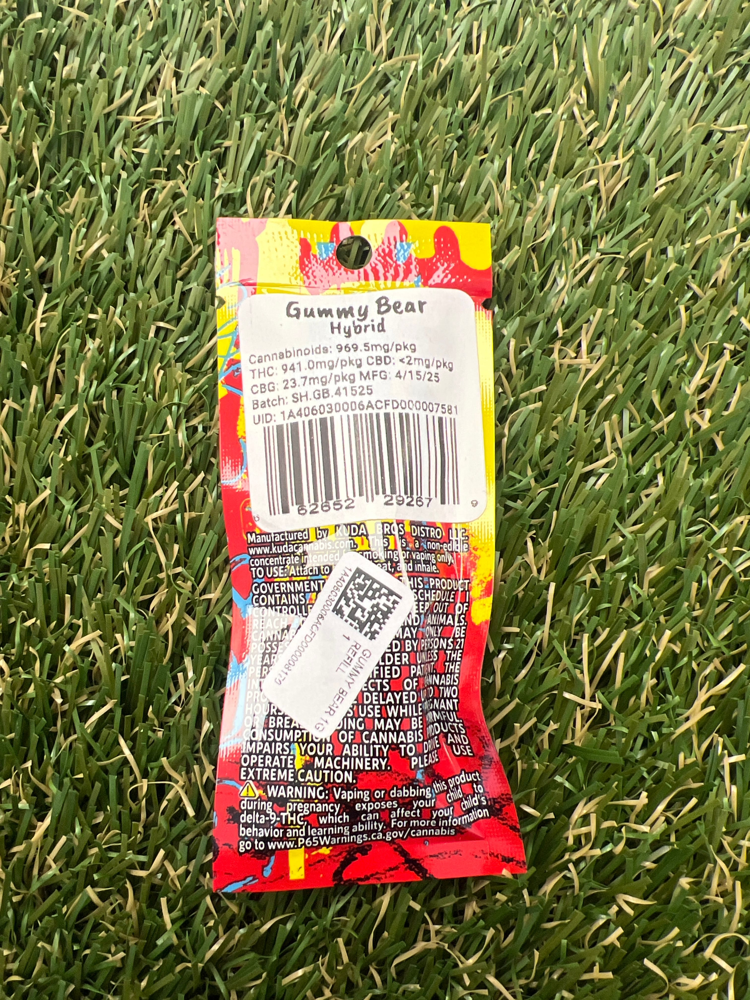 GUMMY BEAR 1G REFILL - SHOOTERS -  - $9 - Vape Cartridge