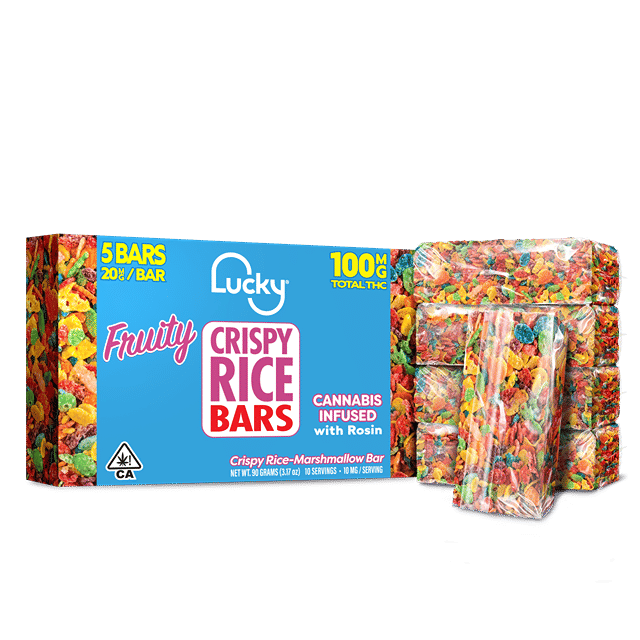 Lucky - Crispy Rice Bars with Rosin - Fruity - 100mg