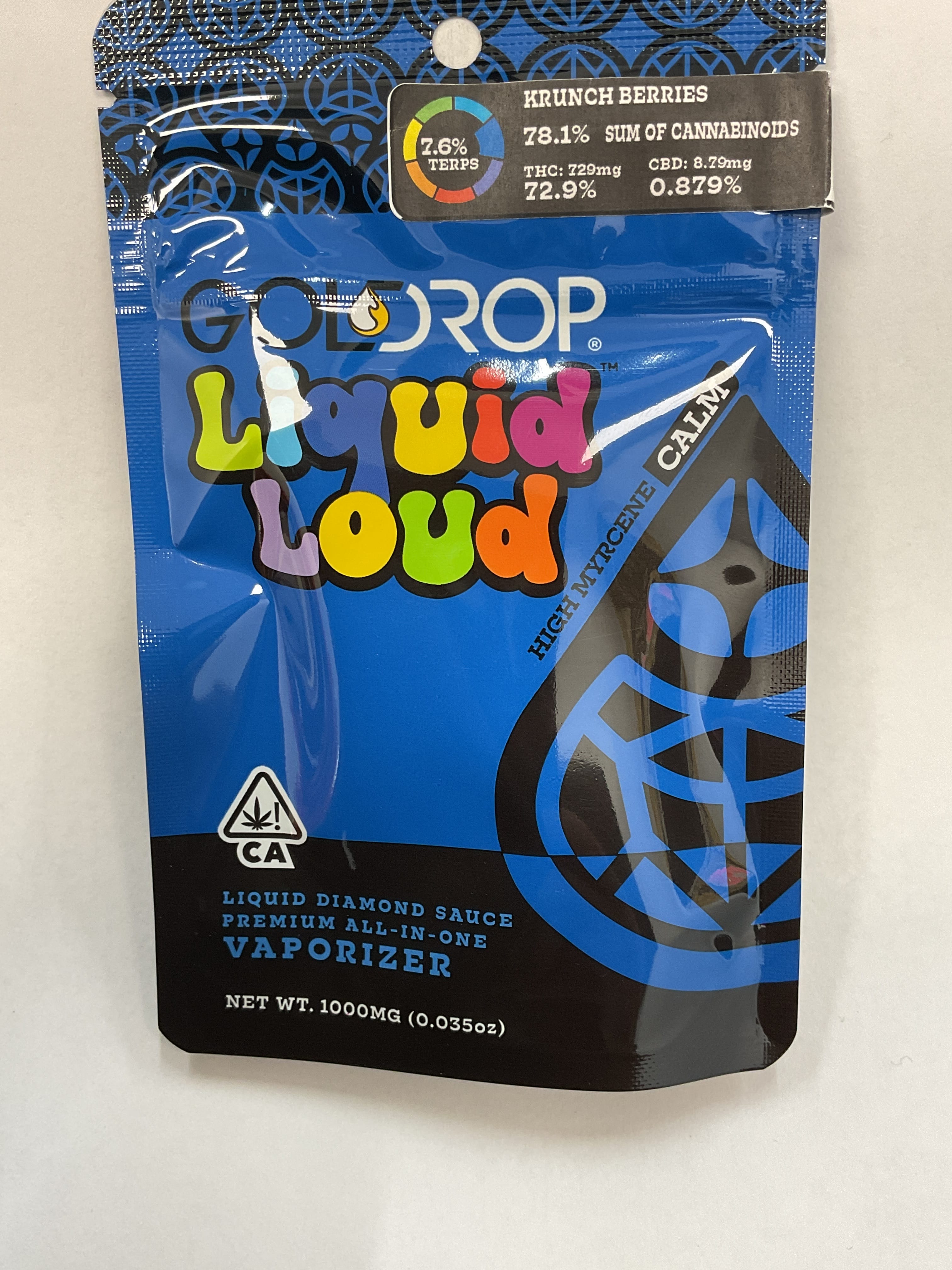 Krunch Berries 1g Diamond Sauce Cartridge Gold Drop - GoldDrop - Krunch Berries 1g Cart Golddrop - $30 - Cartridges